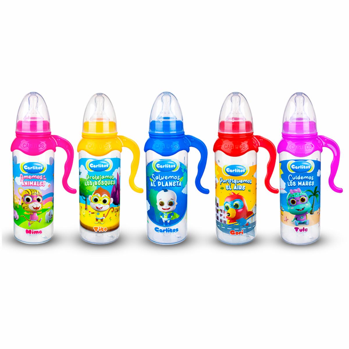 Biberón Para Bebés Con Agarradera CARLITOS 9 Oz