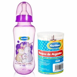 Biberón Para Bebés E Hisopos CARLITOS 9 Oz