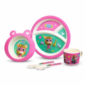 Vajilla Infantil Bambo Panda CARLITOS X 5 Uds