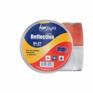 Cinta Adhesiva Reflectiva 5Mx50Mm FANTAPE Unidad
