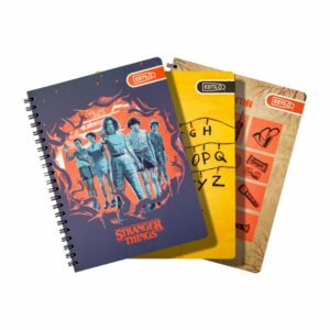 Cuaderno Universitario A Cuadros Diseño Stranger Things ESTILO 100H