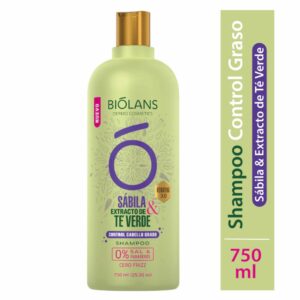 Shampoo De Cabello Control Cabello Graso BIÓLANS 750 Ml