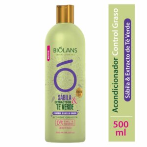 Acondicionador De Cabello Control Cabello Graso BIÓLANS 500 Ml