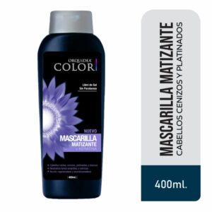 Mascarilla Capilar Matizante + Keratina Libre De Sal ORQUÍDEA 400 Ml