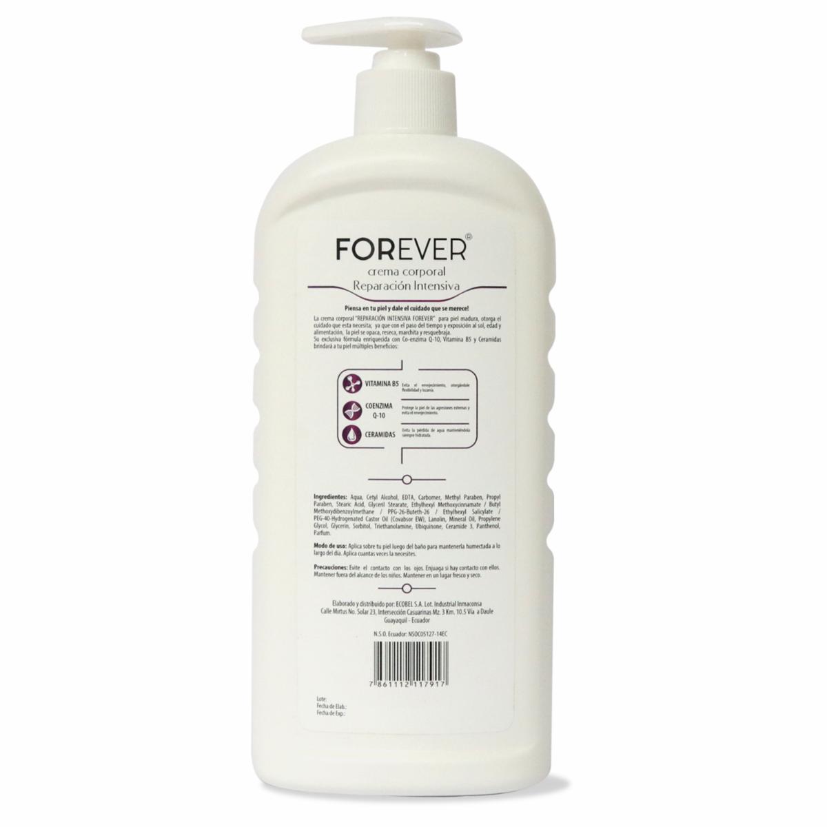 Crema Corporal Dermocosmética De Reparación FOREVER 500 Ml