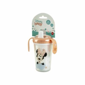 Taza Mickey y Minnie Insulada Con Pico Duro DISNEY 10Oz