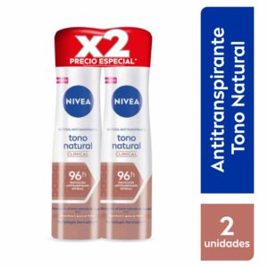 Desodorante En Spray Para Dama Clinical Tono Natural NIVEA 300 Ml