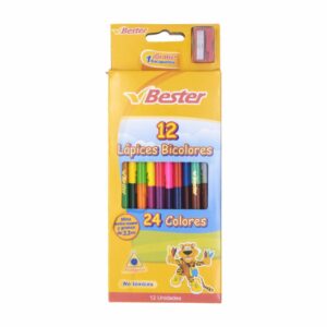 Lápiz De Color Bester Triangular Bicolor BESTER Bicolor