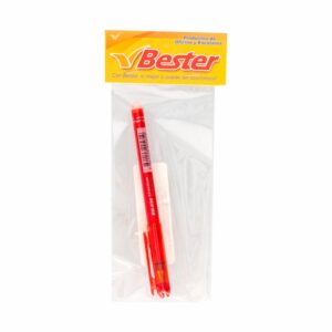 Bolígrafo Borrable Rojo BESTER Pequeño