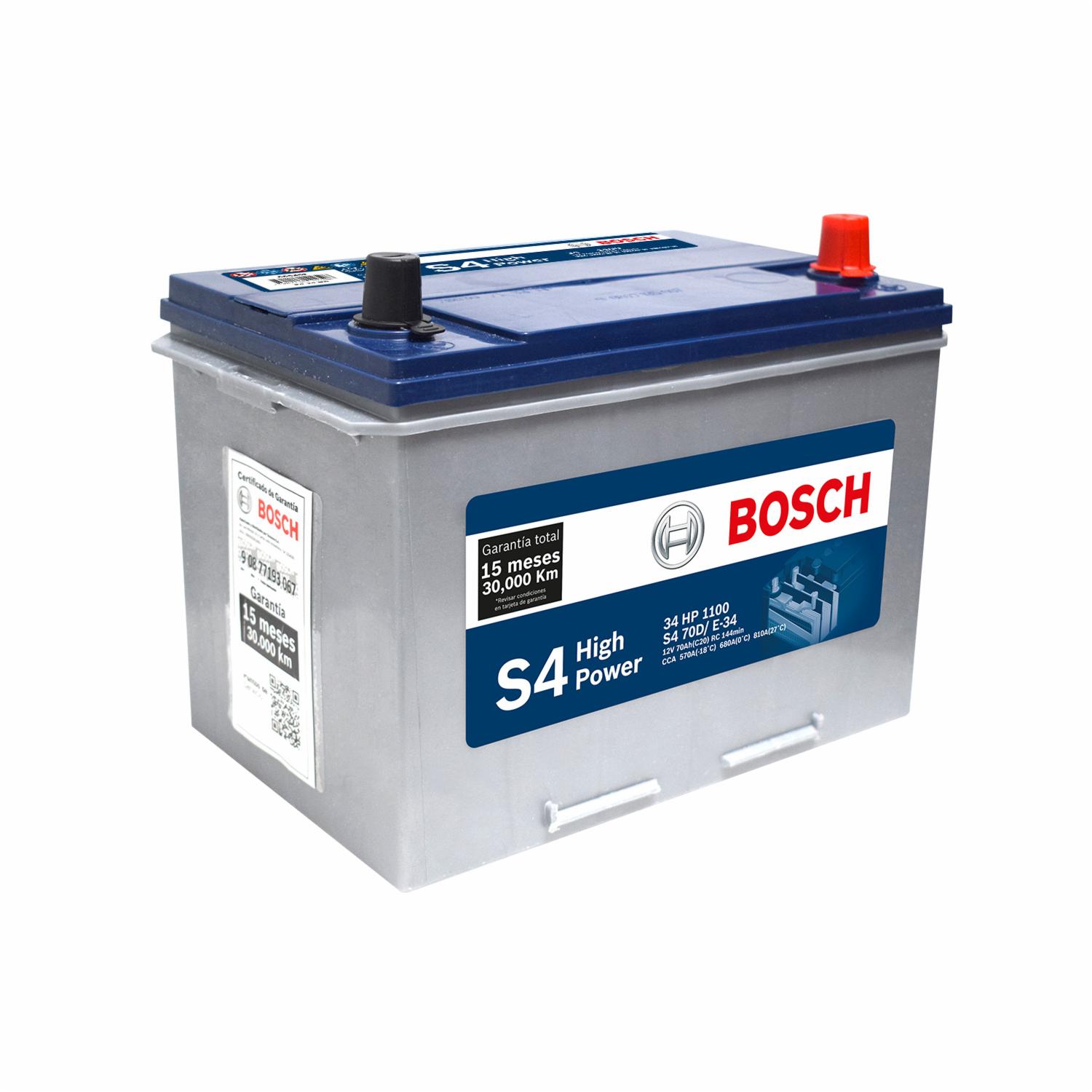 Batería Para Auto High Power S4 BOSCH 34 HP