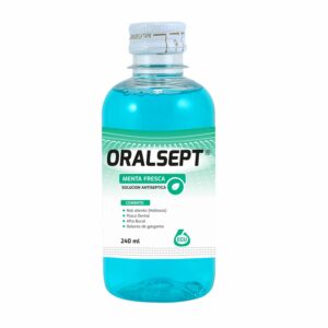 Enjuague Bucal Sabor A Menta ORALSEPT 240 Ml