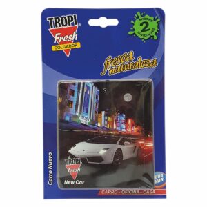 Ambiental Para Auto Con Colgador Aroma Carro Nuevo TROPI FRESH X 2 Uds