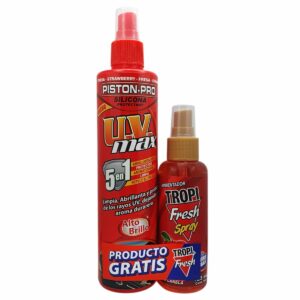 Silicona Automotriz Abrillantador Fragancia Fresa PISTON PRO 300 Ml