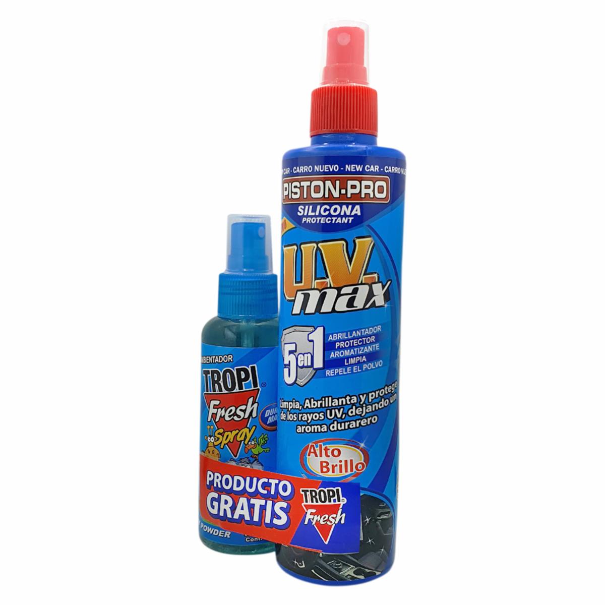Silicona Automotriz Abrillantador Con UV 5 En 1 Aroma New Car PISTON PRO 300 Ml - Imagen 2
