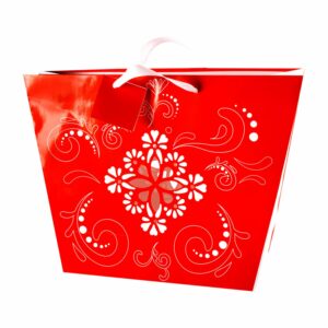 Funda De Regalo Roja VALENTINA S.A. Mediana