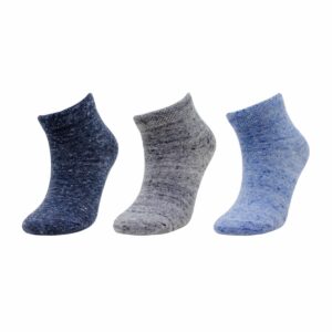 Medias Tobillera Calza Lisa Pack X3 MGX BASIC