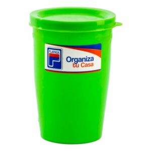 Vaso Plástico Con Tapa 350 Ml PLAPASA 1039