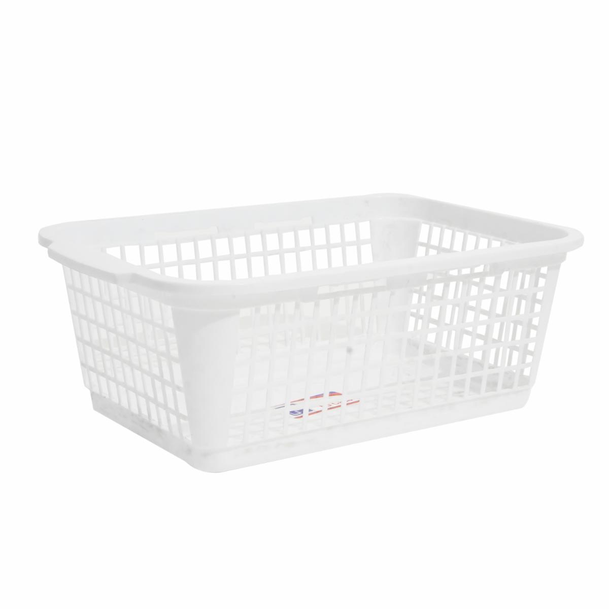 Cesta Calada No. 1 Blanco PLAPASA 11 X 30 X 20 Cm