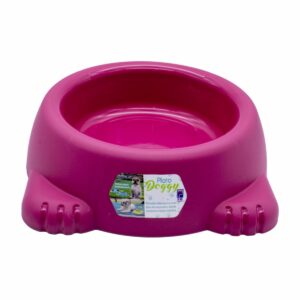 Plato Para Mascota Doggy Color Fucsia Pastel PLAPASA Unidad