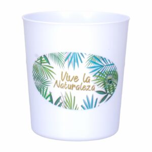 Macetero Color Blanco PLAPASA 9 Cm