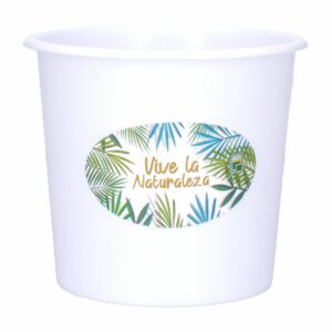 Macetero Color Blanco PLAPASA 13 Cm