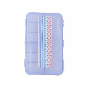 Estuche Organizador Doble Lado Cinderella Escarchado PLAPASA 14Cm