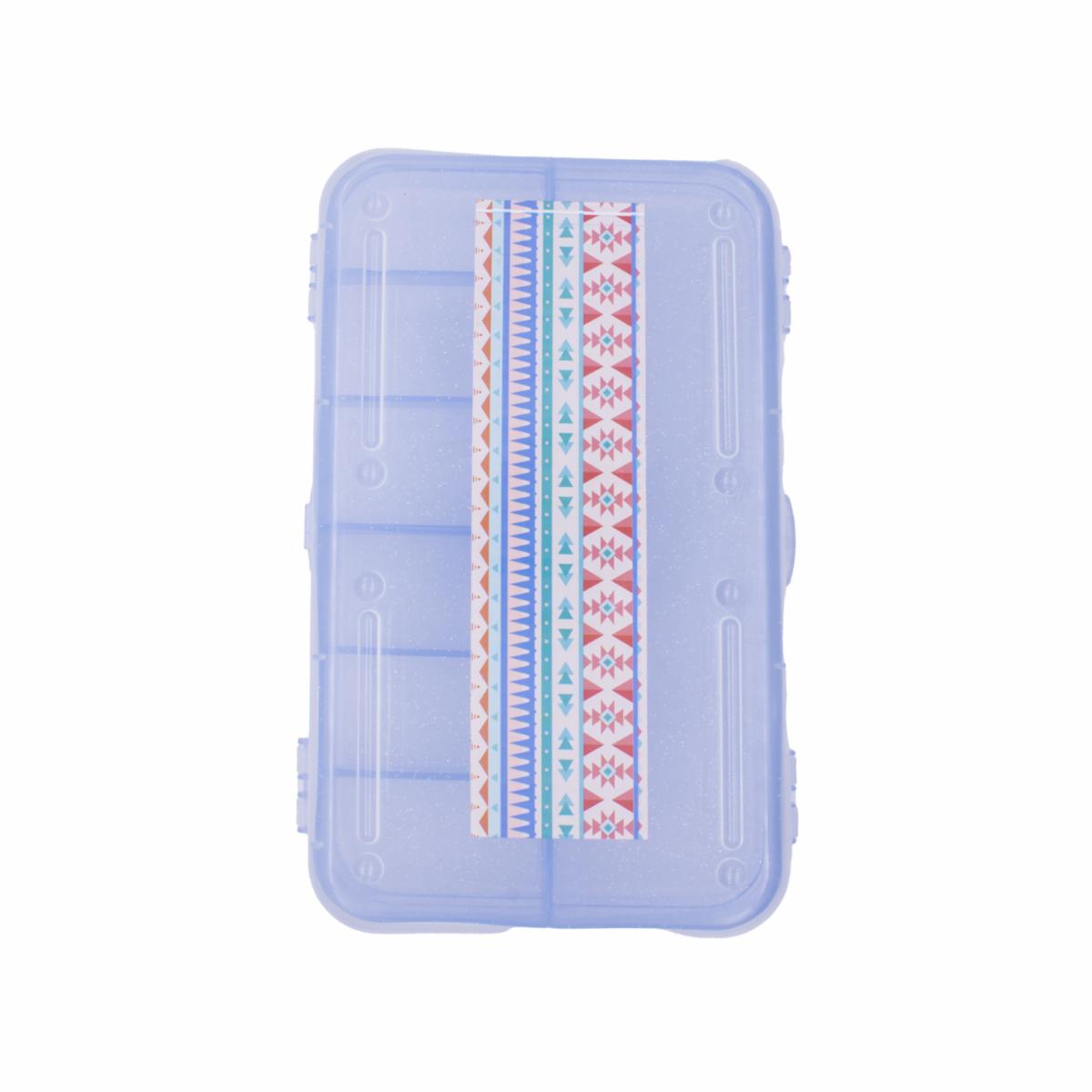Estuche Organizador Doble Lado Cinderella Escarchado PLAPASA 14Cm