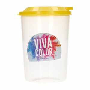 Pomo Dispenser Con Tapa Ambar Viva Color PLAPASA 1.4 Litros