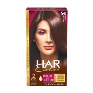 Tinte De Cabello Color Castano Claro 5-0 HAR 100 G