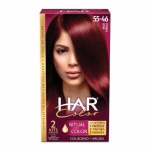 Tinte De Cabello Color Rojo Atrevido 55-46 HAR 100 G