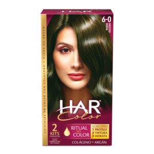 Tinte De Cabello Color Rubio Oscuro 6-0 HAR 100 G
