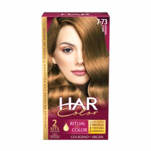 Tinte De Cabello Color Canela Dorado 7-73 HAR 100 G