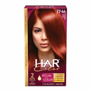 Tinte De Cabello Color Rojo Cobrizo 77-44 HAR 100 G