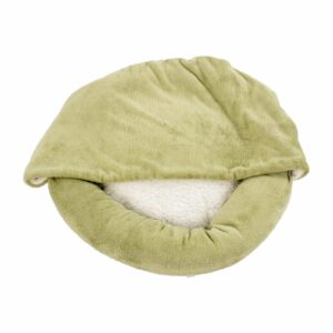 Cama Con Cobija Redonda Para Mascota THE PET FACTORY Talla Medium