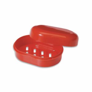 Jabonera Nueva Rojo CASA PICA Con Tapa