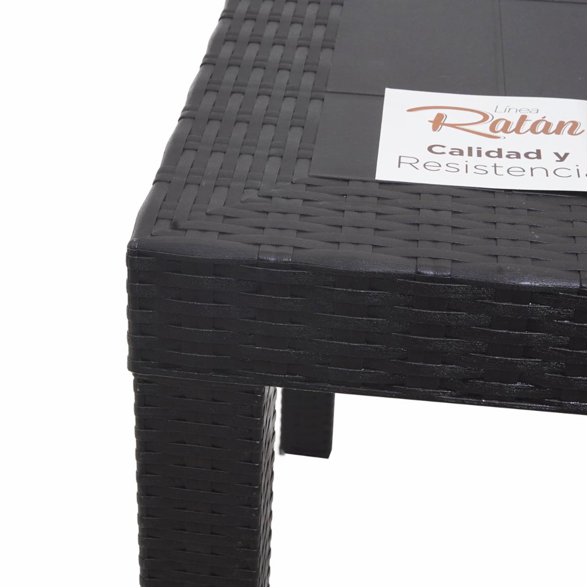 Mesa Ratán Café CASA PICA Plástica - Imagen 3