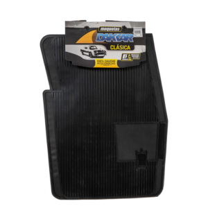 Juego De MoquetasClasica Delanteras Color Negro DAKKAR Unidad
