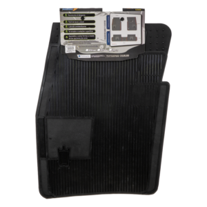 Juego De MoquetasClasica Delanteras Color Negro DAKKAR Unidad