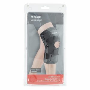 Rodillera Con Varillas Metal AURIK GRANDE