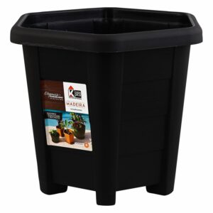 Macetero De Madeira Mediano Café Oscuro MADEIRA Unidad