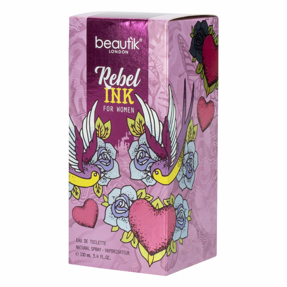 Fragancia Para Dama Rebel Ink BEAUTÌK LONDON EDT