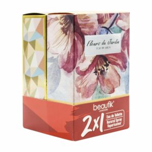 Fragancia Para Dama Fleurs Du Jardín+Abstract BEAUTÌK LONDON EDT Pack X2 X 100 Ml