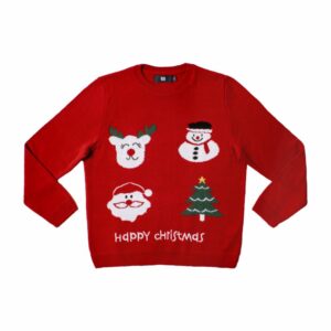 Suéter Navideño Cuello Redondo BLUE