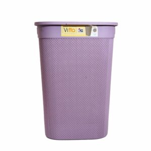 Cesto De Ropa Vitta Lila CASA PICA Unidad