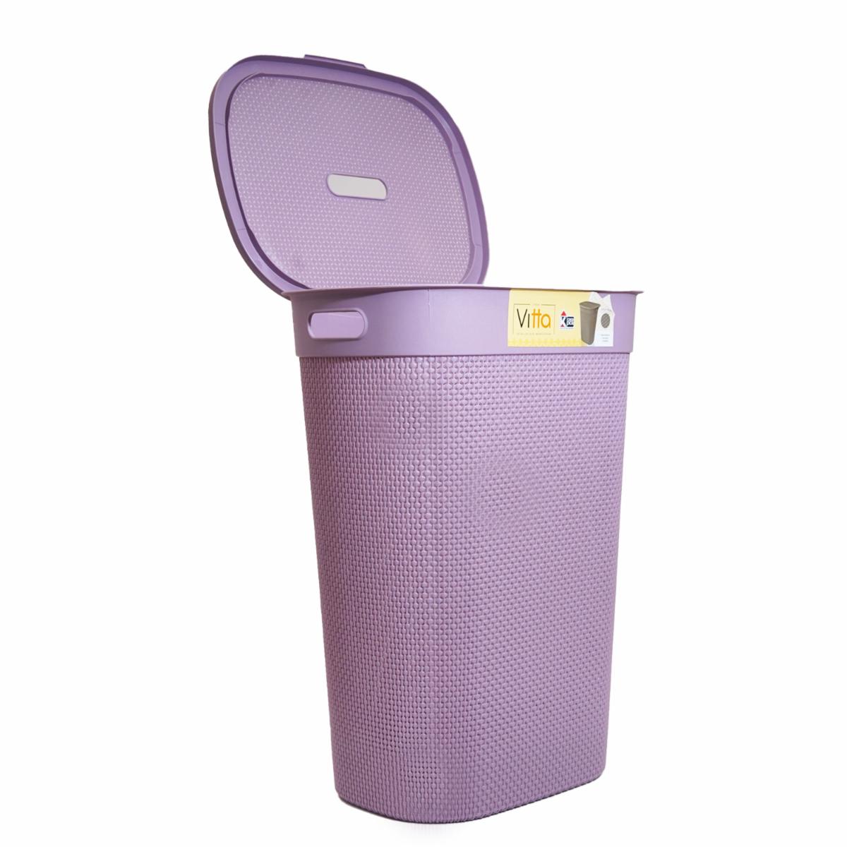 Cesto De Ropa Vitta Lila CASA PICA Unidad