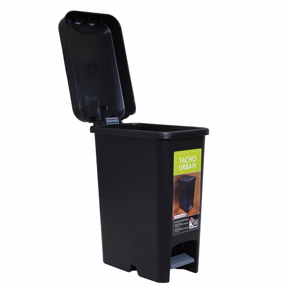 Tacho Pedal Urban Negro CASA PICA 10 L - Imagen 2