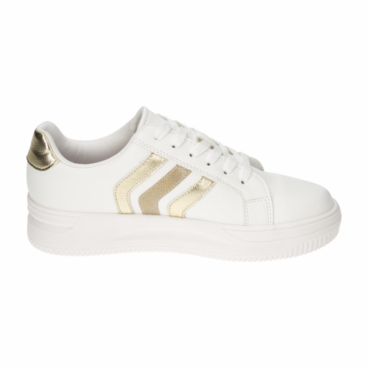 Zapato Casual Deportivo Con Cordón Beige GOB SHOES - Imagen 4