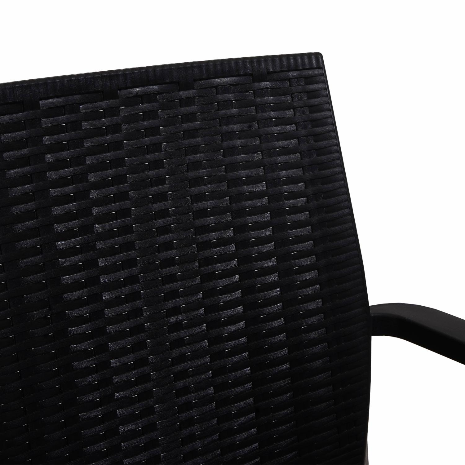 Silla Corsa Ratán Con Brazos CASA PICA Plástica
