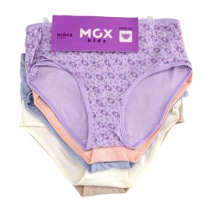 Panty Ancho Hip Pack X 5 Uds Varios Colores MGX KIDS Talla 8
