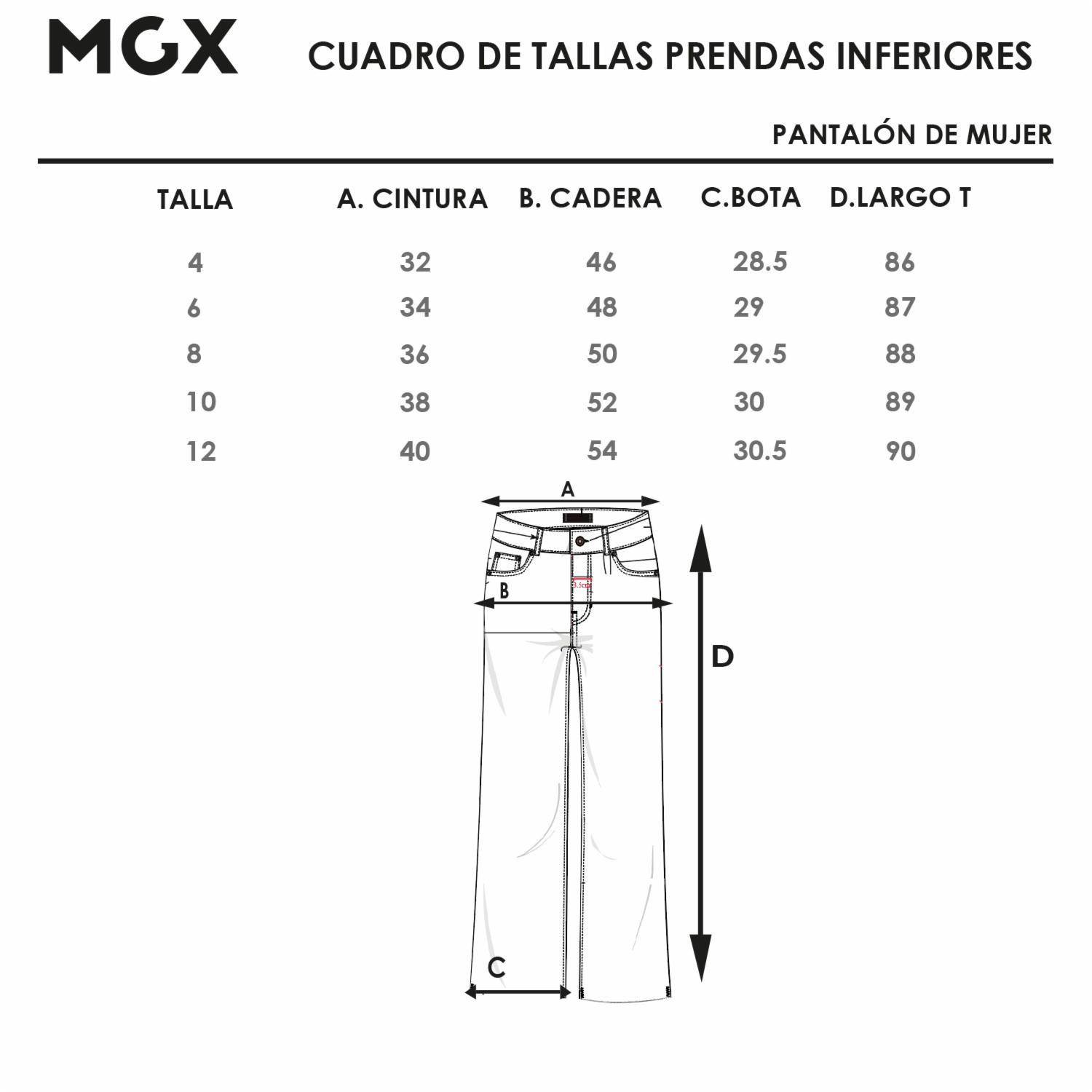 Jean Wide Leg Azul MGX BASIC - Imagen 3